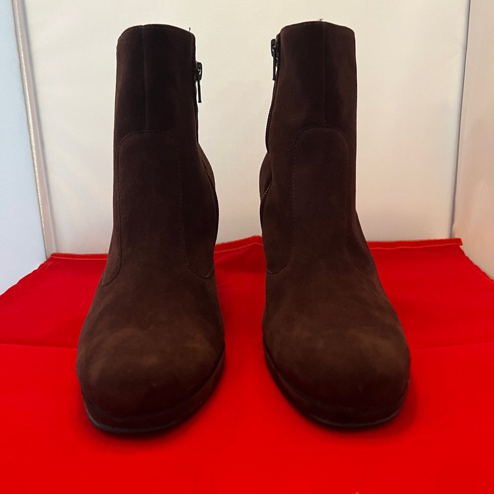 Paul Green/ Dark Brown 3” Heeled ankle Boots